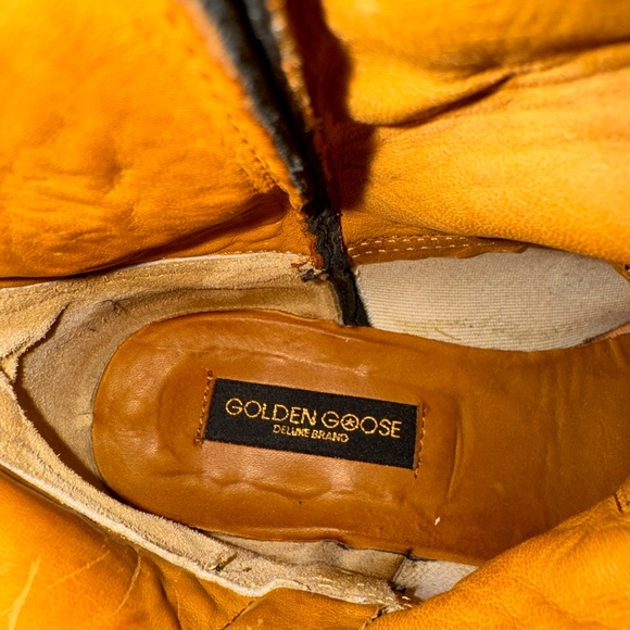 Golden Goose tall cowboy boots. - Picture 7 of 8